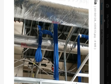 172 data drops in server room