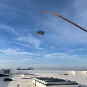 Photos by California Mechanical Inc #1 We specialize in replacing multiple rooftop units for commercial tenants.