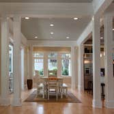 Photos by Robert A. Harris Architect #1 This custom home on Lake Maitland was designed as a "barefoot" house, one that could allow a casual lifestyle.
