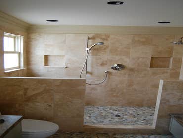 Tile Installation We specialize in custom installations using all types of tiles including: natural stone, glass, ceramic, porcelain, and mosaic. We pr