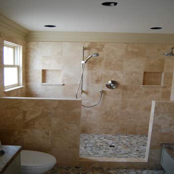 Tile Installation We specialize in custom installations using all types of tiles including: natural stone, glass, ceramic, porcelain, and mosaic. We pr