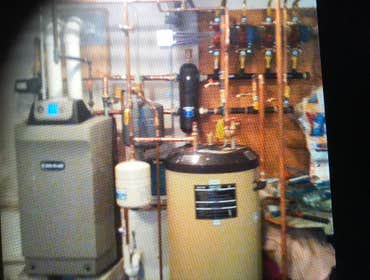 On demand custom heating systems with indirect water heater