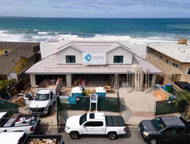 Oceanside Beach Stucco, scaffolding and more