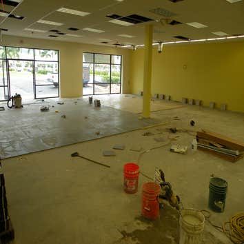 Photos by Mk Tile and Stone #1 1200 square ft. floor with 12x12 porcelain tile. We used four different colors of 12x12 tile to generate the specified p