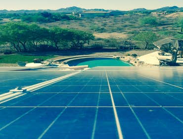 Solar panel installation