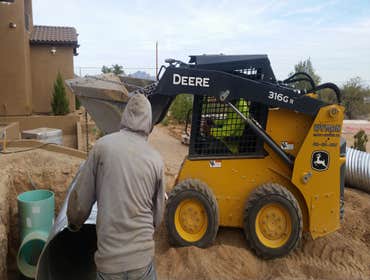 The Williamson Residence This project was an addition in Mesa. Needed a large amount of fill and water hauled to site for proper dust control. We also 