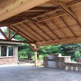 Custom Built Ceder Pavilion Custom Built Ceder Pavilion