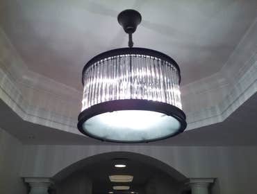Dining Room Light Installation