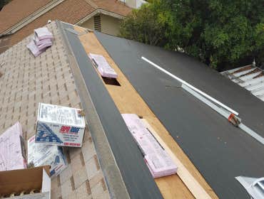 Roofing work