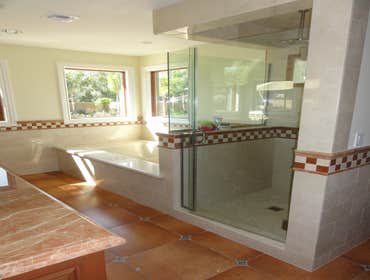 North Hollywood Custom Home These are bathrooms that we custom built for a client in North Hollywood.