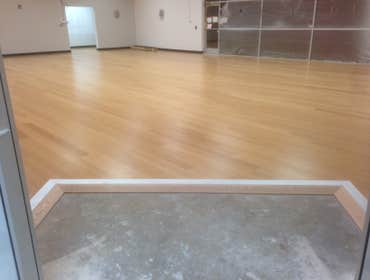 Xperience Fitness An installation of our Zenterra Bamboo Group Exercise flooring.