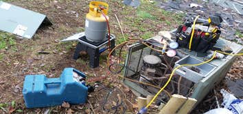 Old Condensing Unit: RECOVERY WORK IN PROGRESS, Sicklerville--NJ