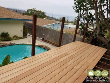 Deck replacement in Pacific Palisades