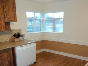 Kitchen interior re-paint walls trim and ceilings