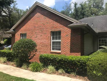 Brick Facade Brick Facade on existing wood siding house
