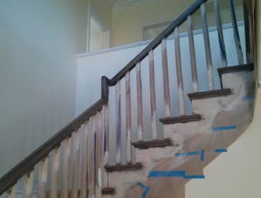 Lacquer finish over stain