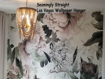 Photos by Seamingly Straight Wallpaper Installer #8 Las Vegas Wallpaper & Mural Hanger - Installation - Installer Seamingly Straight Inc.... Hanging a