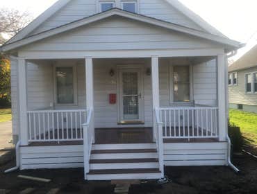 Mahogany porch