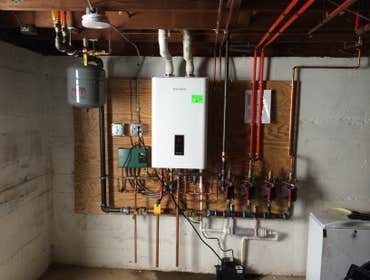 Rose Ave. Tankless Water heater Navien tankless water heater installed on Rose Ave.