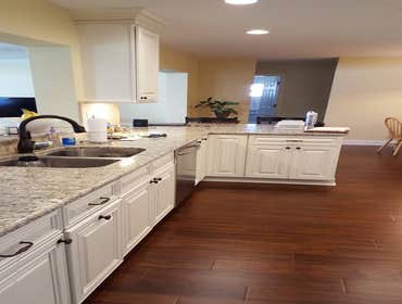 Remodel in St. Pete This is a full house remodel, with Kitchen/living spaces, guest bath, ad now we are working on the Master suite.