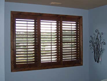 Knotty Alder Shutters in the Parade of Homes We provided the shutters for the the 2009 Parade of Homes by Solid Rock Custom Homes in Colorado Springs. 