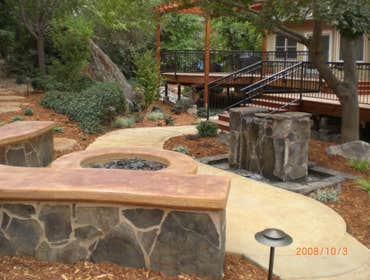 Granite Bay new back yard