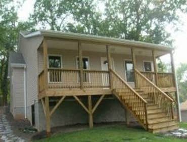 Covered front porch