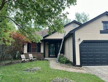 Photos by 614 Exteriors, LLC #37 New roof, siding, gutters, garage door & cedar added to the front porch.