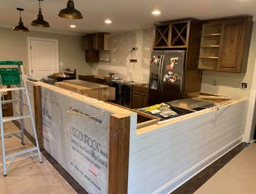 Basement Bar and Kitchen