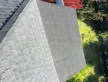 Before/old torch down roof