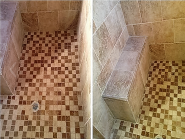 Custom Tile Shower-Tub Surroun