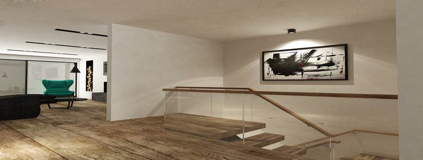 Contemperary Duplex Apartment Gut renovation two apartments into one three bedroom duplex with a rooftop high end appliances and contemporary look