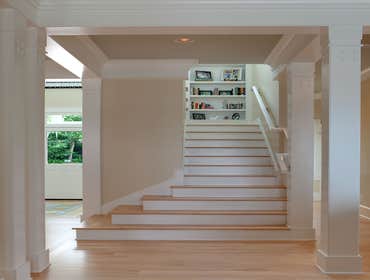 Photos by Robert A. Harris Architect #1 This custom home on Lake Maitland was designed as a "barefoot" house, one that could allow a casual lifestyle.
