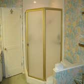 Shower stall Shower stall for one.