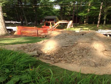 during sewer pipe bursting