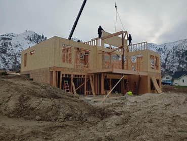 Orondo, WA - Lakehouse Addition Adding 4200 Sq Ft addition to existing 1400 sq ft home above 3 car garage in Orondo, WA