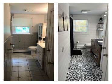 Photos by Jeffrey Dias #4 Full bathroom remodel
