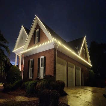 Bulldog Christmas Light Installation