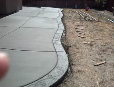 slab with stamp border