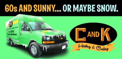 C and K Heating, Cooling, & plumbing