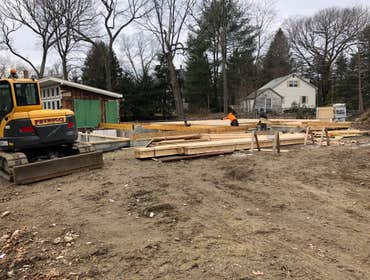 Floor deck framing