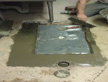 Indoor Grease Trap Installation This project was for the removal and installation of an indoor, in floor grease trap. The old grease trap had become ve