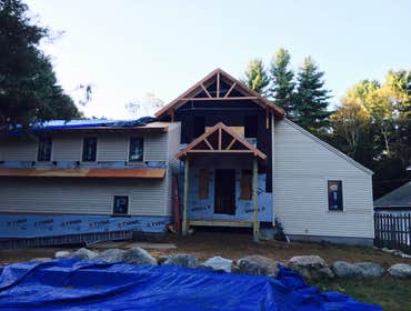 Exterior Remodel During