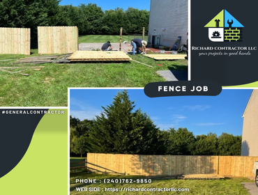 Photos by Richard Contractor LLC #5 fence install
