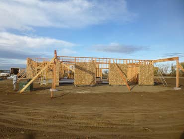 Building walls of Barn