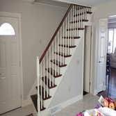 Oak stairway & rail