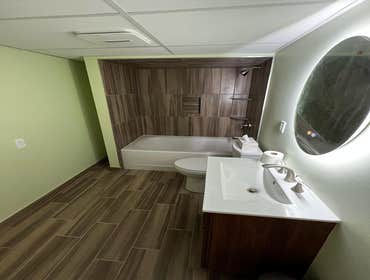 Photos by Grace Remodels & Construction #3 This was a complete new build a basement. We built this entire bathroom from the lay out all way to the last