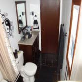 Photo(s) from Tj S Odds And Ends bathroom build where nothing was before,a/c run,wires run.plumbing plumbed ha, walls built door framed,the owner of th