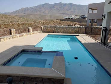 Photos by Aixac Pool & Spa Construction This family size swimming pool was recently completed for a starting cost of $42,000.00 as you see it. I is hea