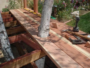 Project photos from Matt Jenkins Construction bath remodels, decks, play house, concrete, patio covers, plumbing, electrical, etc.